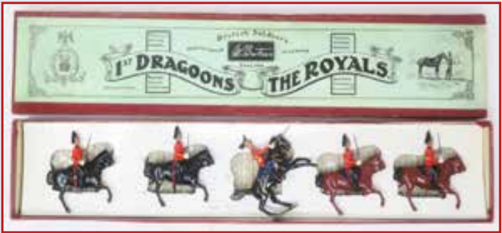 Lot 1027 Britains set #31 1st Dragoons