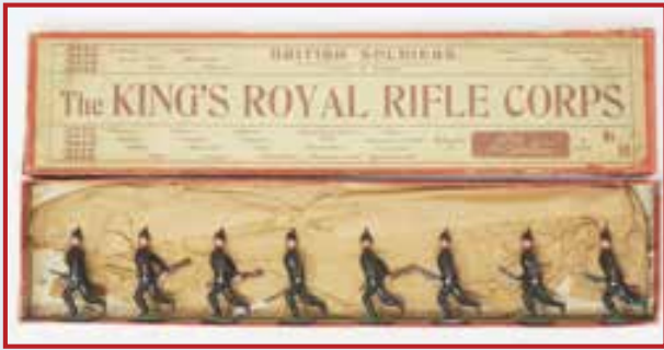 Lot 1072 Britains set #98 Kings Royal Rifle Corps