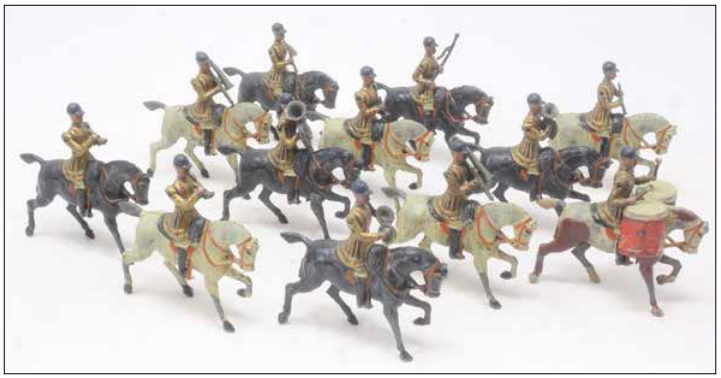 Britains 12 piece Band of the Life Guards from Set #101 