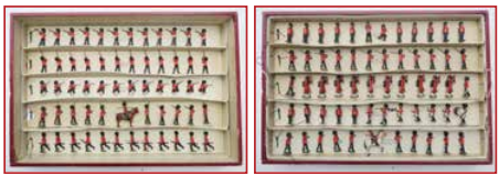 Lot 1232 Britains Scots Guards Display set#130 