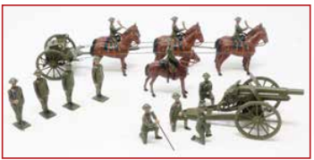 Lot 1316 Britains set #318 Royal Artillery 