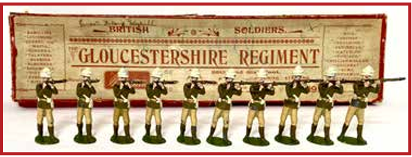 Britains RARE #119 Gloucestershire Regiment