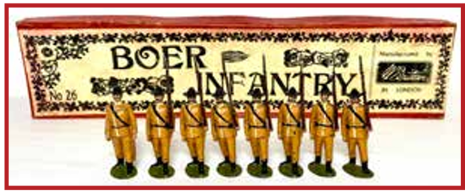 Britains RARE #26 Boer Infantry, Shoulder Arms 