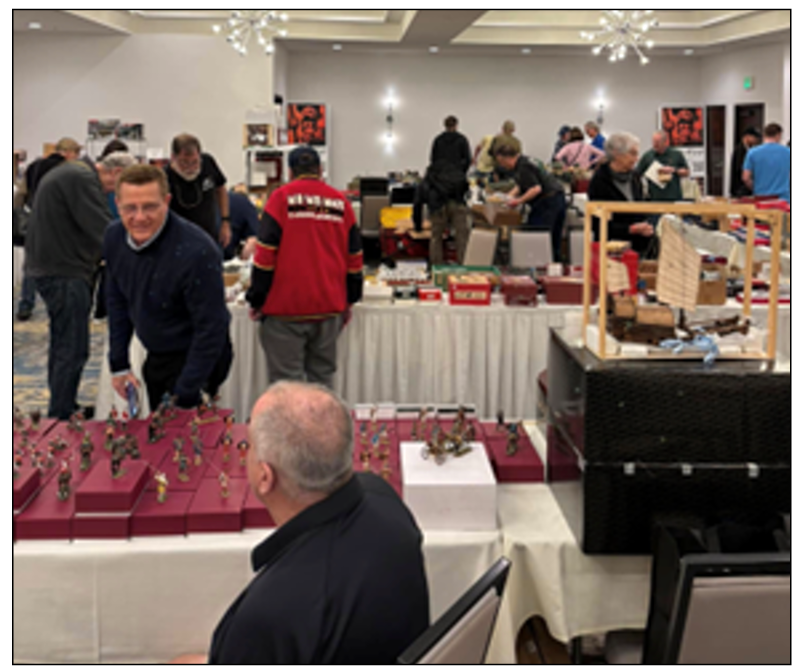 People at west coast toy soldier show