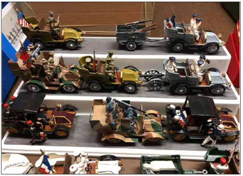 People at west coast toy soldier show
