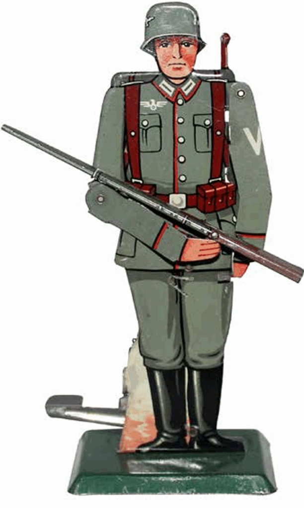 German Mechanical Tin Soldier