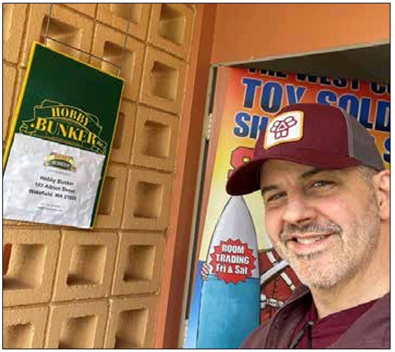 Man going to west coast toy soldier show
