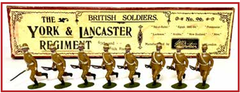 Britains RARE #96 York & Lancaster Regiment $