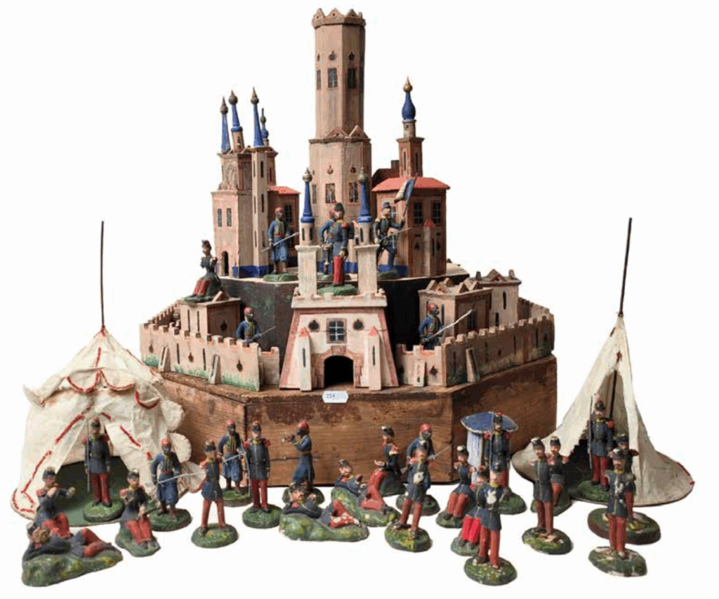 Sonnenberg Castle and related figures
