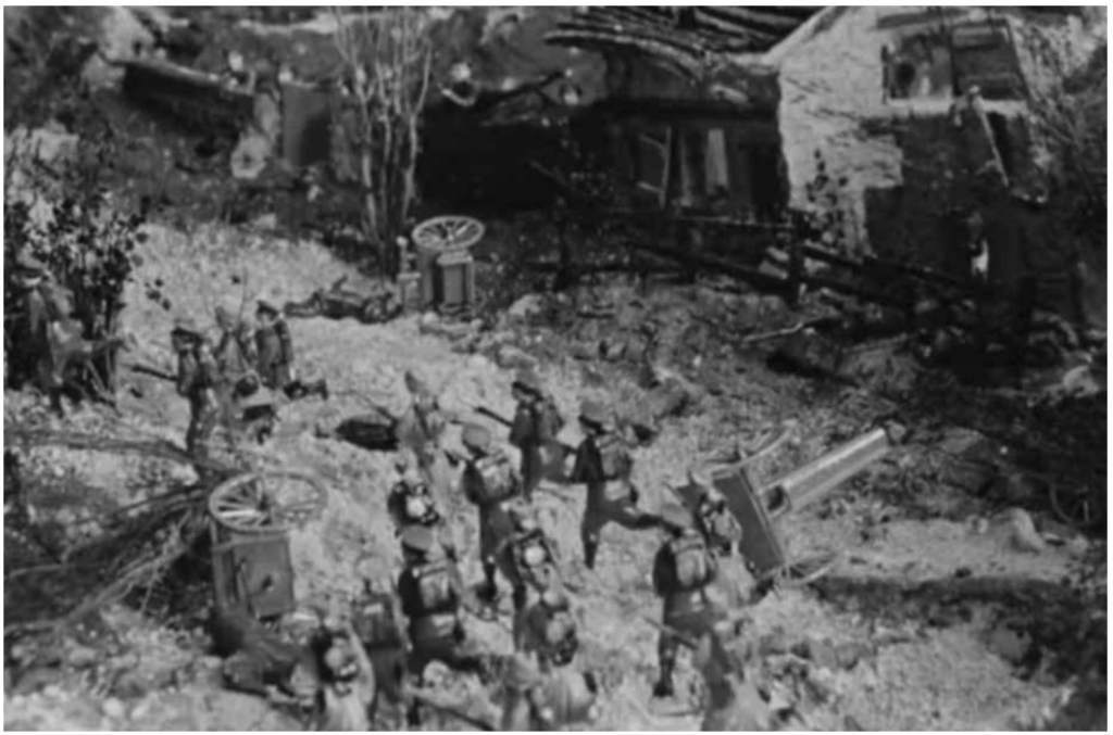 A scene from the dream sequence