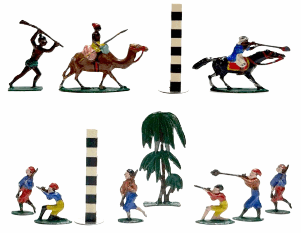 Selected figures showing size (1/2 centimeters)
