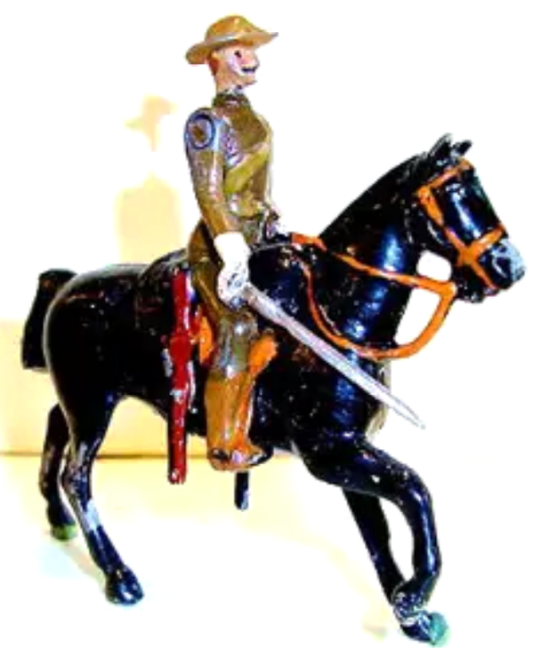 Mounted officer from the Supply
Column set