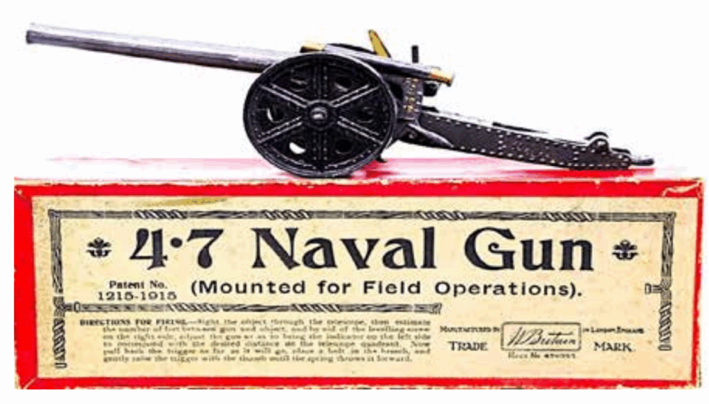 4.7” Naval gun in original box, 2nd version