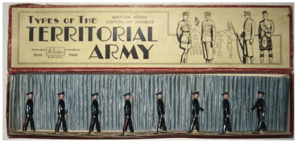 Territorial Line Regiment in Walking-Out Dress blue uniform