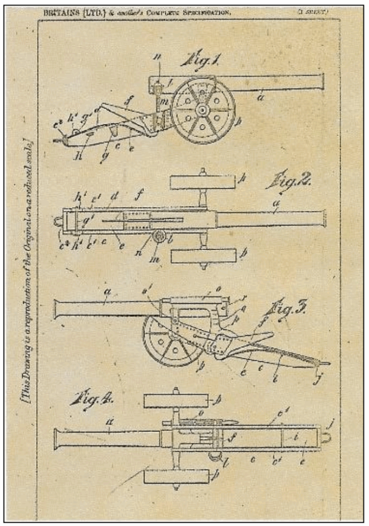W. Britain Pattern for the 4.7 Naval Gun, 1915
