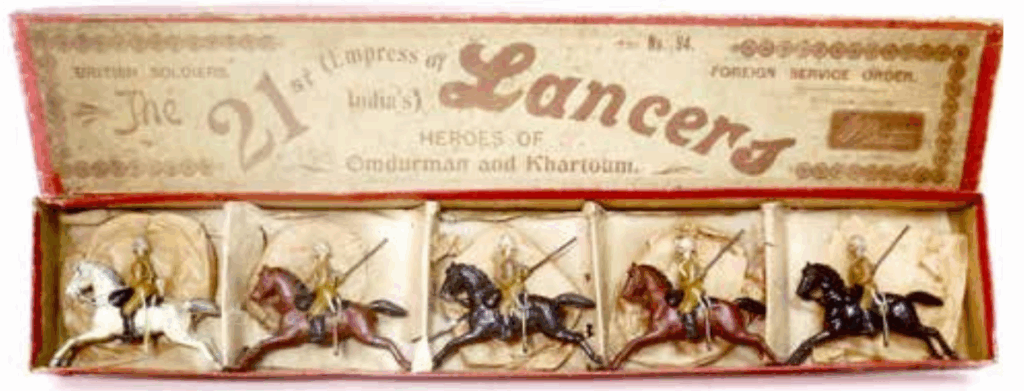 Britains Set #94, 21st Lancers, 1898, 1st version